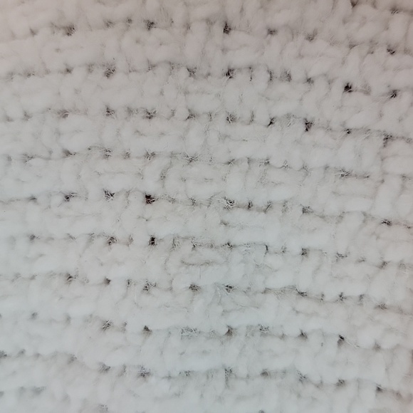 LULU'S Patchwork It Cream Cable Knit Cutout Sweater Dress/ M. - Picture 13 of 14